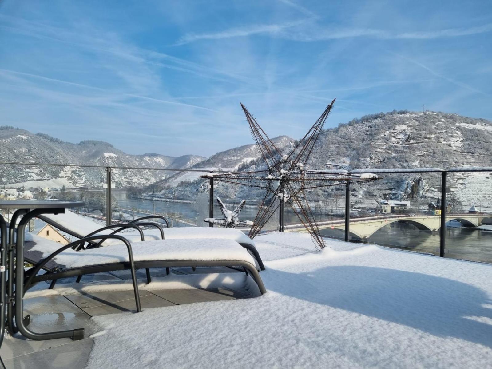 Mv Roemervilla, Lofts & Penthouses Mit Traumhaftem Moselpanoramablick Und Sauna Treis-Karden Camera foto